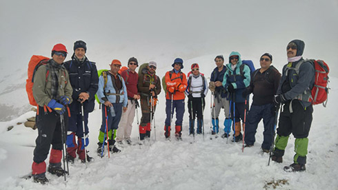 گروه کوهنوردی پرسون - گردنه پلنگ چال