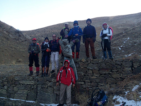 گروه کوهنوردی پرسون - ده وردیج به قله واریش