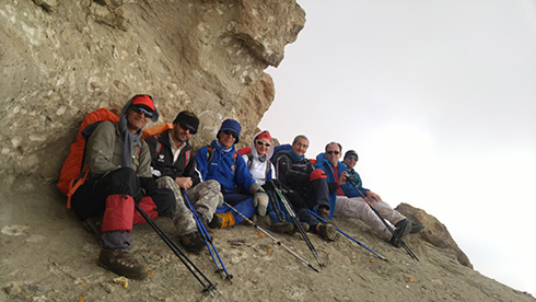 گروه کوهنوردی پرسون - تیغه های بلند قله بند عیش