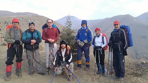 گروه کوهنوردی پرسون - مسیر قله بند عیش