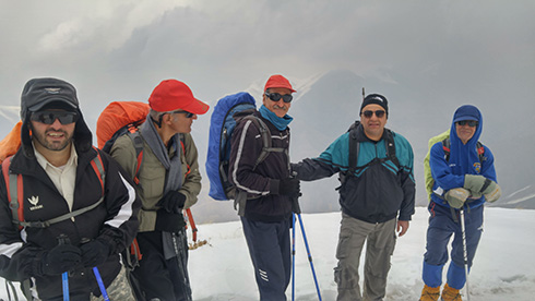 گروه کوهنوردی پرسون - قله بند عیش