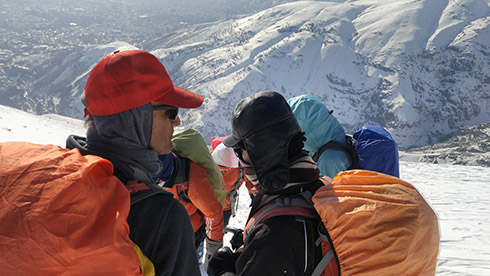 گروه کوهنوردی پرسون - بازگشت از قله