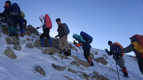 گروه کوهنوردی پرسون - صعود به قله دارآباد