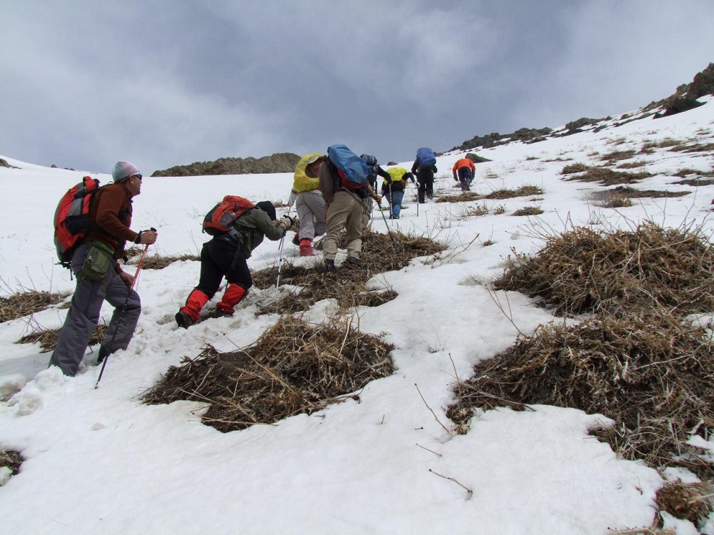 گروه کوهنوردی پرسون - برنامه قله کولکچال از مسیر دره شرقی گردنه کولکچال