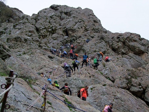 گروه کوهنوردی پرسون - برنامه دربند توچال - مسیر شیرپلا